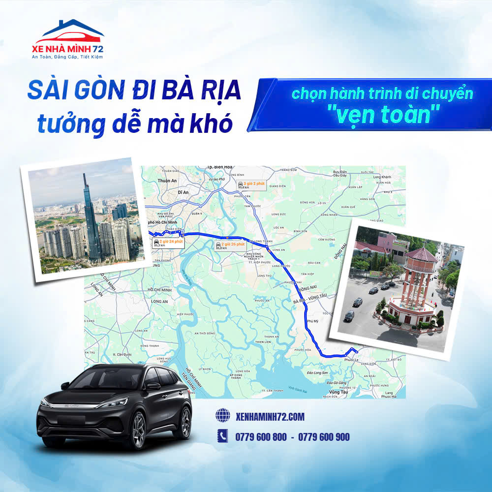 Xe nhà mình 72 TP.HCM về Bà Rịa